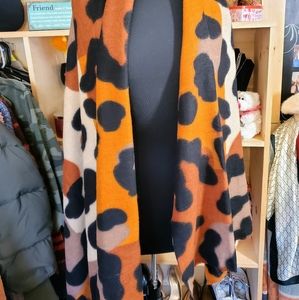 Leopard design soft wrap/scarf